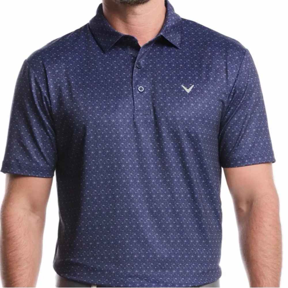 Callaway Men's Navy Polo - Picture 2 of 3
